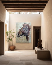 Load image into Gallery viewer, “Two Guns” Oil Painting- Western Art- Equine Art-Bucking Horse