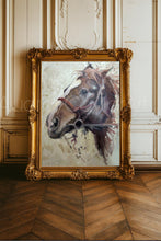 Load image into Gallery viewer, “Two Guns” Oil Painting- Western Art- Equine Art-Bucking Horse
