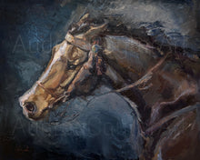 Load image into Gallery viewer, “Moon Lit ” 24x30x1.5 oil painting on gallery wrapped canvas
