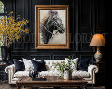 Load image into Gallery viewer, “Bangtail Sterling” Oil Painting- Western Art- Equine Art-Bucking Horse
