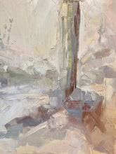 Load image into Gallery viewer, Papago Saguaro Cactus Oil Painting 15x30 on Gallery Wrapped Canvas
