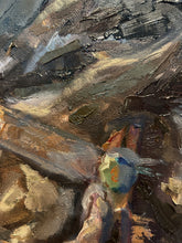 Load image into Gallery viewer, “Moon Lit ” 24x30x1.5 oil painting on gallery wrapped canvas
