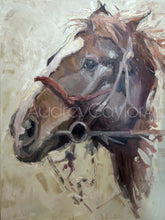 Load image into Gallery viewer, “Two Guns” Oil Painting- Western Art- Equine Art-Bucking Horse
