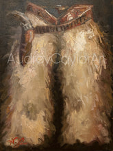 Load image into Gallery viewer, Lil Woolie Chaps 16X20 Oil Painting on Canvas Board Unframed
