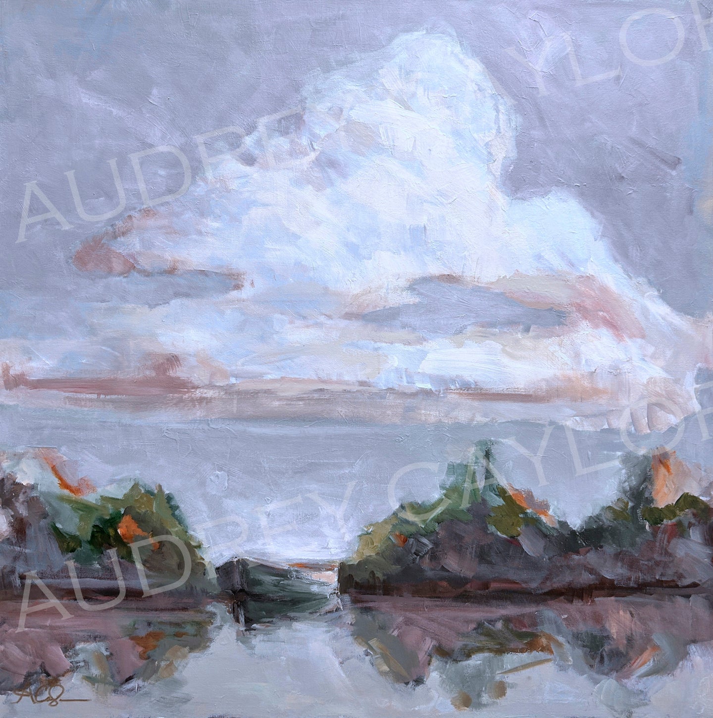 Rest A Shore Oil Painting