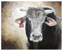 Load image into Gallery viewer, &quot;Sweet Pro Bruiser&quot; Bucking Bull Giclee Fine Art Print 16X20
