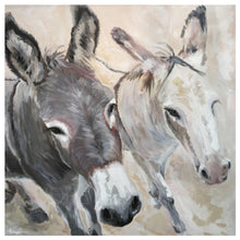 Load image into Gallery viewer, &quot;Penelope and Booger&quot; Donkey Giclee Fine Art Print 20X20
