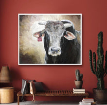 Load image into Gallery viewer, &quot;Sweet Pro Bruiser&quot; Bucking Bull Giclee Fine Art Print 16X20
